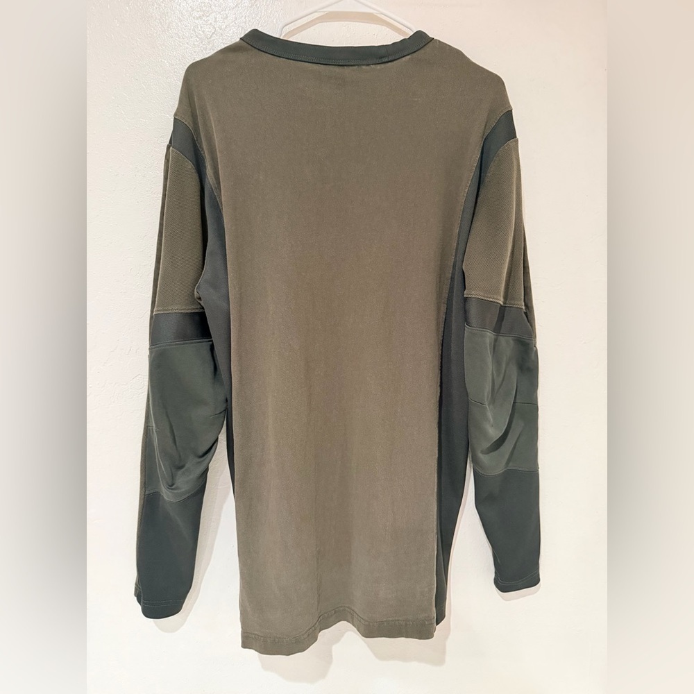 G-Star Raw Olive Green Long Sleeve Pullover Shirt Size L - Picture 5 of 7